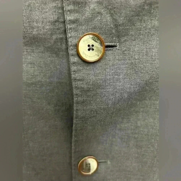 Massimo Dutti Blazer Men's Finest Italian Fabric Cotton Half Lined Size US 36 - Picture 6 of 10